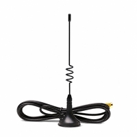 Antena Magnetik WiFi 2.4GHz 5.8GHz Eksternal dengan Kabel 1m 2m 3m untuk Router, Kartu Jaringan, dan Modul Nirkabel