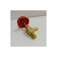 Vanne en laiton haute température 1/8 pouce, vanne de régulation de gaz manuelle pour usage industriel