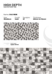 Azulejos de Porcelana Modernos de 300x600 mm con Acabado Mate, Azulejos de Cerámica Premium para Paredes y Pisos de Baños, Cocinas, Salas de Estar y Dormitorios - Product Image 4