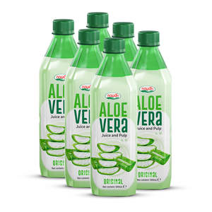 Jugo de Aloe Vera y Sandía de Marca Privada, Recién Exprimido, Bajo en Grasa, 500ml, Bebida Natural de Origen Vegetal, Venta al Por Mayor, Exportación Global - Product Image 2