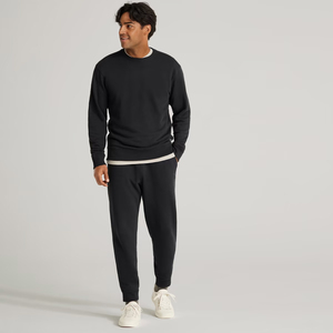 Combinaisons de sport d'hiver pour hommes, décontractées, écologiques, de haute qualité, en polaire coupe-vent, couleur unie - Product Image 1
