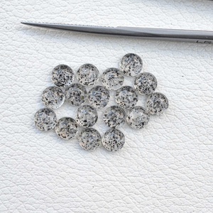 Cabochons ronds en pierre de soleil noire naturelle de 5mm prix d'usine pierres précieuses de guérison personnalisées pour la fabrication de bijoux du fournisseur du fabricant - Product Image 2