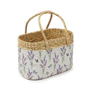 Newest Design Handmade Gift <b>Hamper</b> <b>Baskets</b> Water Hyacinth <b>Basket</b> <b>for</b> Office Lunch Picnic Decoration OEM Designs Acceptable Price - Product Image 4