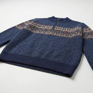 เสื้อสเวตเชิ้ตผู้ชายทรงหลวมแบบถัก ซิปหน้า แขนยาว คอปก แนวลำลอง มีฮู้ด - Product Image 3
