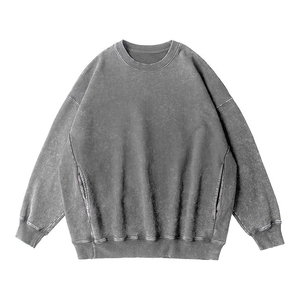 Sudaderas con hombros descubiertos para mujer, cuello redondo con abertura, manga larga, corte holgado, mezcla de algodón y forro polar suave - Product Image 5