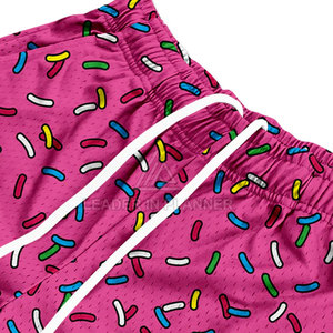 บริการ OEM กางเกงขาสั้นตาข่ายผู้ชายแบบสบายๆ ระบายอากาศได้ดี แห้งเร็ว ปรับแต่งได้ สีพื้น รุ่นใหม่ สำหรับผู้ใหญ่ - Product Image 4