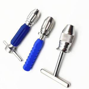 Mandrin de perçage manuel auto-bloquant en acier inoxydable de qualité supérieure pour usage vétérinaire, avec poignée pour insertion de broches intramédullaires, certifié CE Pentax - Product Image 4