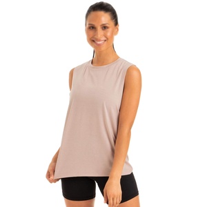 Gilet de sport décontracté à séchage rapide grande taille Gilet d'épaule de yoga Débardeurs respirants Tops courts Fitness Training Running pour femmes - Product Image 3