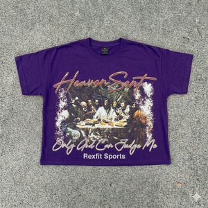 Camiseta Oversize Negra con Lavado Ácido REXFIT SPORTS para Hombre, Algodón, Estilo Urbano, Cuello Redondo, Camiseta con Estampado Personalizado - Product Image 3