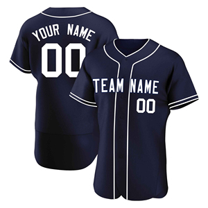 Maillot de baseball noir personnalisé pour homme, manches courtes, col en V, maille respirante, nom de l'équipe imprimé, coupe classique, toutes saisons - Product Image 2