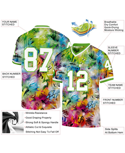 High Quality Men's Sublimation Print Natural Texture American Football Jersey Solid Pattern Cheap Price Soft Knitted Mesh Fabric - Product Image 5