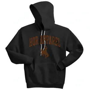 Sudadera con Capucha de Felpa Francesa de 360 Gramos para Otoño, con Bolsillo Frontal, Logotipo Bordado en L, Talla Grande con Cordones Ajustables, Sudadera para Hombre - Product Image 4