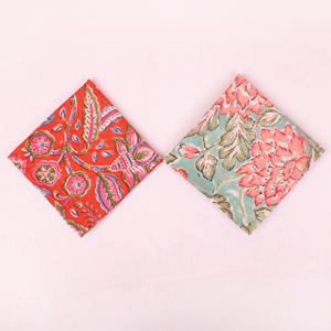 Bandana en coton imprimé à la main motif floral, tendance, pour l'été, bracelet unisexe, accessoire de couverture pour poils d'animaux, foulards Paisley - Product Image 3