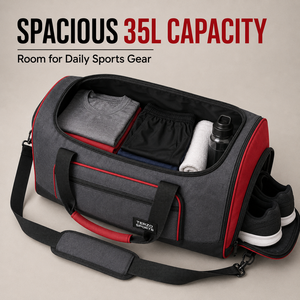 Terzo Sports wholesale Classic 35L <b>Duffel</b> <b>Bag</b> Large Capacity Gym <b>Bag</b> with Adjustable Strap and Soft Handle - Product Image 6