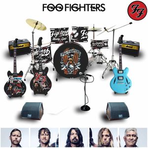 Miniatura Musical, Set de Decoración Modelo Foo Fighters - Product Image 2