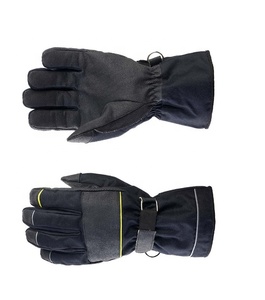 Pompier gants à manchette courte sauvetage d'urgence pompier pompier résistant aux coupures tactique - Product Image 4