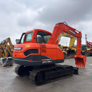 รถขุดขนาดเล็ก Doosan DX75-5B คุณภาพดีที่สุด น้ำหนัก 7.5 ตัน รถขุดไฮดรอลิกแบบตีนตะขาบ พร้อมห้องโดยสาร ROPS เครื่องยนต์ทรงพลัง ประสิทธิภาพสูง - Product Image 6