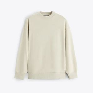 เสื้อสเวตเชิ้ตคอกลมแบบสตรีทแวร์ ผ้าฝ้าย 100% 440gsm ทรงโอเวอร์ไซส์ ไหล่ตก หนานุ่ม คอริบ - Product Image 3