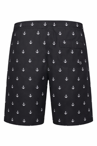 Shorts de plage pour hommes, design moderne, été, pour le surf, séchage rapide, taille élastique avec poches latérales. - Product Image 3