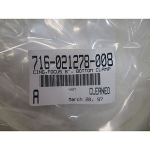 LAM 716-021278-008 CING, FOCUS 8", Pince inférieure - Équipements et pièces semi-conductrices de renommée mondiale - Product Image 3