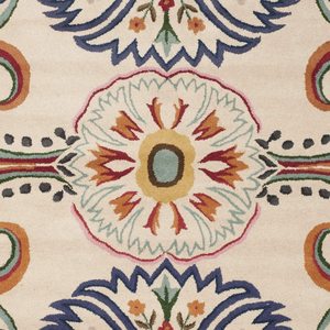 Tapis moderne encadré en laine, tufté à la main, antidérapant, adapté aux animaux domestiques, à poils longs, de luxe, pour la décoration intérieure, pique-niques, avec envers en latex, ovale, réversible - Product Image 2