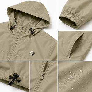 <b>casual</b> windbreaker <b>jacket</b> designed with <b>lightweight</b> material comfortable fitting and versatile styling for outdoor adventures - Product Image 5