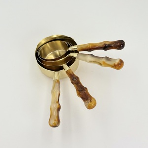 Cuchara Medidora de Acero Inoxidable de Venta Caliente, Cuchara de Café con Mango Largo de Resina, Decoración para Cafetería, Hogar, Restaurante y Regalos - Product Image 2
