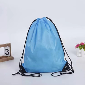 Sac de sport en nylon réutilisable et personnalisable avec cordon de serrage, imperméable, léger, écologique, pour les voyages, le yoga, la remise en forme, le quotidien - Product Image 5