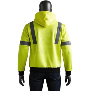 Chaqueta de Trabajo de Seguridad Impermeable de Alta Visibilidad para Hombre, Abrigo Protector Reflectante para Uso Industrial - Product Image 5