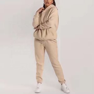 Ensemble de survêtement d'hiver deux pièces pour femmes 2025, de haute qualité, OEM, décontracté, respirant, manches longues, facile à porter et grande taille - Product Image 2