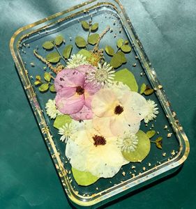 Luxury Resin Organizer Tray For Bathroom Vanity Countertop Storage And Modern Home Decoration Accessories - Product Image 4