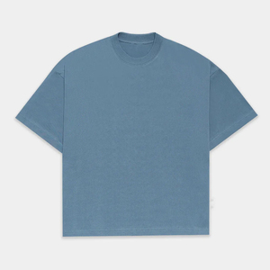 Camiseta de Hombre, Corte Regular, Color Sólido, Algodón Tejido, Logotipo Estampado en la Parte Delantera, Cuello Redondo, Manga Corta, Ligera, Casual, Largo Regular - Product Image 3