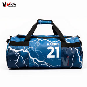 Bolsa Deportiva Sublimada de la Mejor Calidad, Diseños Personalizados por Sublimación, Bolsas Redondas de Viaje y Deporte para Hombres y Mujeres, Industria Vafir - Product Image 4