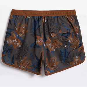 Custom Swim Shorts Quick Dry Anti-UV Breathable Beach Shorts <b>Mens</b> Swim <b>Trunks</b> Drawstring Closure OEM Pakistan Export - Product Image 4