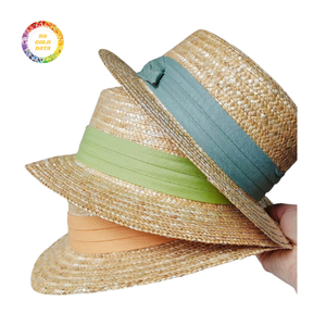Men Woven <b>Straw</b> <b>Hat</b> Panama Style Breathable <b>Summer</b> Sun Protection Lightweight Casual Outdoor <b>Hat</b> - Product Image 1