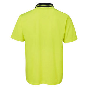 Camisetas Polo de Trabajo de Poliéster de Alta Visibilidad Personalizadas AS/NZS 4602.1.2011 Clase 2 con Protección Solar UPF 50+ y Luz LED Intermitente para Hombre - Product Image 2