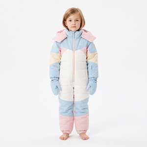 Traje de Esquí de una Pieza para Niños, Invierno, Niños y Niñas, Cálido, Transpirable, Poliéster, Mono para la Nieve, Ropa Deportiva para Exteriores - Product Image 1