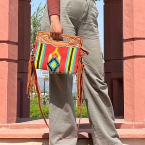 El más nuevo bolso de mano occidental con manta de sillín, bolsos cruzados de cuero genuino, bolso lateral de lujo personalizado de alta calidad para mujer - Product Image 3