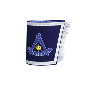Manchettes de regalia maçonniques de haute qualité, brodées à la main, écologiques, avec épingle de sécurité magnétique, personnalisables - Product Image 2