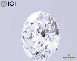 Diamante Cultivado en Laboratorio CVD de Forma Redonda de 8.54 mm, 2.50 Quilates con Certificado IGI, Color D, Claridad VVS1, Elegante Centro de Atención - Product Image 5