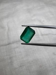Émeraude naturelle de Zambie 1,58 ct, taille octogonale, pierre précieuse verte lâche pour bagues, pendentifs, bijoux personnalisés, fournisseur en gros - Product Image 3