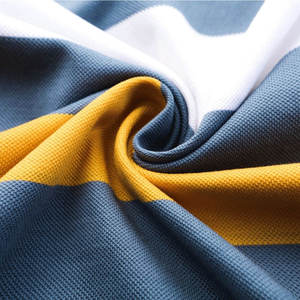 Chemise Homme Tricotée Unie Anti-Plis à Manches Courtes Style Décontracté Boutonnée Coupe Classique Service OEM Bleu Jaune Blanc - Product Image 6