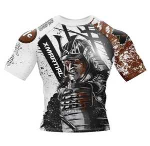 ออกแบบโลโก้ของคุณเองบนเสื้อรัดกล้ามเนื้อแขนยาวสำหรับ MMA, BJJ และกีฬาอื่นๆ สำหรับผู้ชาย - Product Image 2