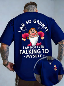 T-shirt en coton imprimé double face créatif style dessin animé 2026 – Nouvelle collection été Harajuku ample et décontractée pour hommes et femmes - Product Image 5