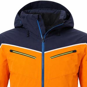 Veste de ski pour homme de haute qualité, chaude, respirante, imprimée, imperméable, coupe-vent, coutures thermosoudées 10 000 mm, avec capuche et fermeture éclair - Product Image 2