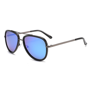 Gafas de Sol de Diseño para Hombre RTS Vintage con Marco Metálico de Doble Puente y Lentes Polarizadas TAC 2026, Gafas de Sol de Moda para Mujer - Product Image 3