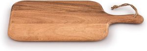 Tabla de cortar de madera con asa, rectangular, para servir carne, queso, pan y fruta - Product Image 2