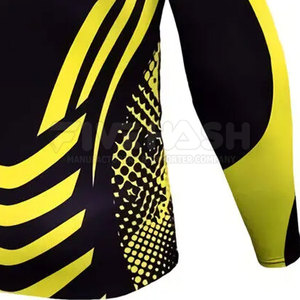 เสื้อรัดกล้ามเนื้อผู้ชายคุณภาพพรีเมียม สีตามสั่ง ผลิตจากผ้าสแปนเด็กซ์/โพลีเอสเตอร์ ขายส่งปี 2026 - Product Image 4