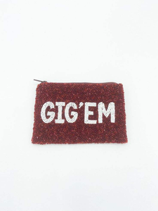 Sac Mini Zippé Haut de Gamme BY MULTI CRAFT, Tendance, Magnifique, Fait Main, Broderie Perlée, Motif Hello Summer, Élégant et Stylé - Product Image 6