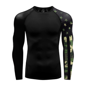 <b>Custom</b> Mens Rash Guard Full Sleeve Lightweight <b>Compression</b> Fitness <b>Shirt</b> Premium Manufacturer Wholesale Supply - Product Image 4